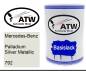 Preview: Mercedes-Benz, Palladium Silver Metallic, 792: 500ml Lackdose, von ATW Autoteile West.